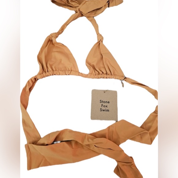 Stone Fox Swim Isobel Top in Sandstone size Large - Picture 4 of 7